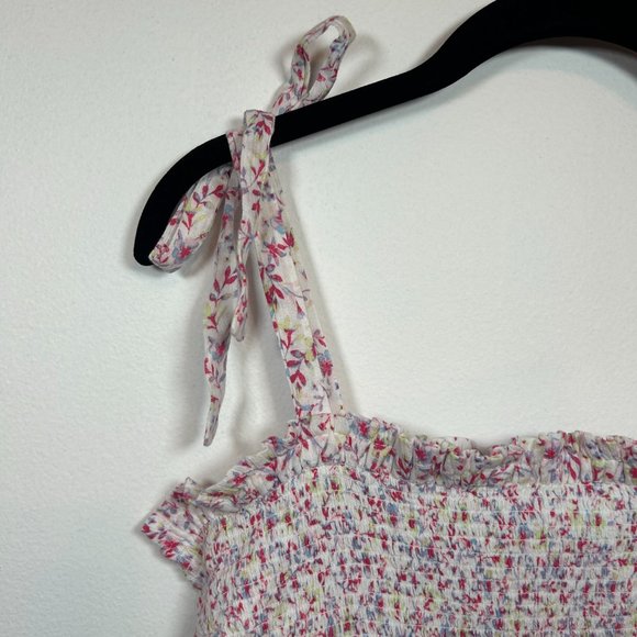 Draper James | Floral Bow Strapped Smocked Dress - Picture 5 of 8